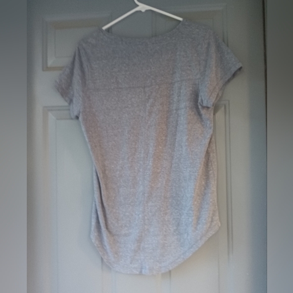 Women's Fourth of July 4th Gray V Neck T Shirt Size Medium July Fourth - Picture 2 of 2